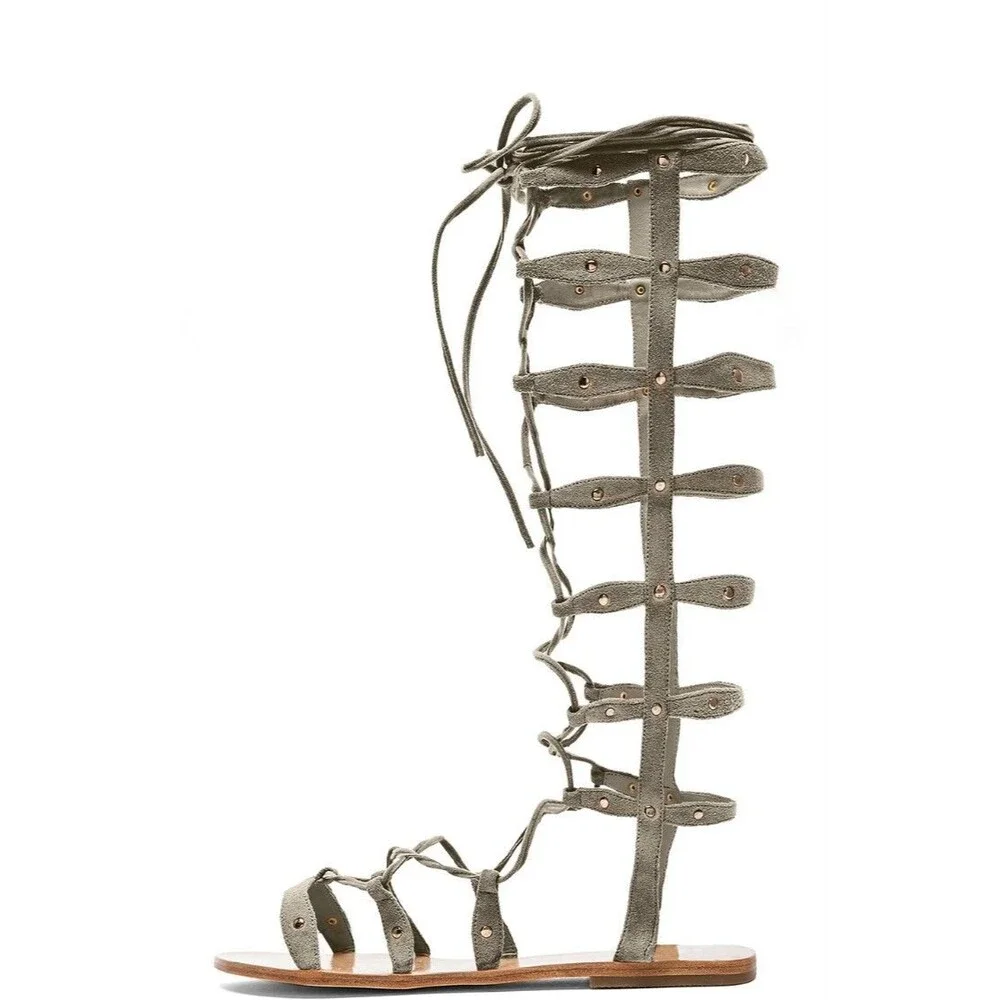 NWOB RAYE Shanna Gladiator Suede Sandals
